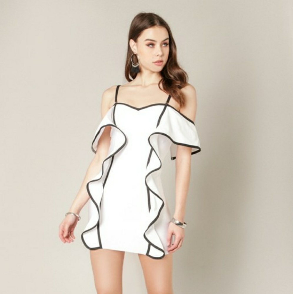 Spaghetti mini dress